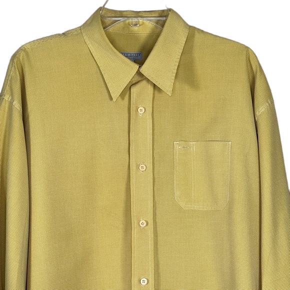 Ted Baker of London Men’s Gold Checked Dress Shirt Size 5 = US Size XL - Picture 9 of 9